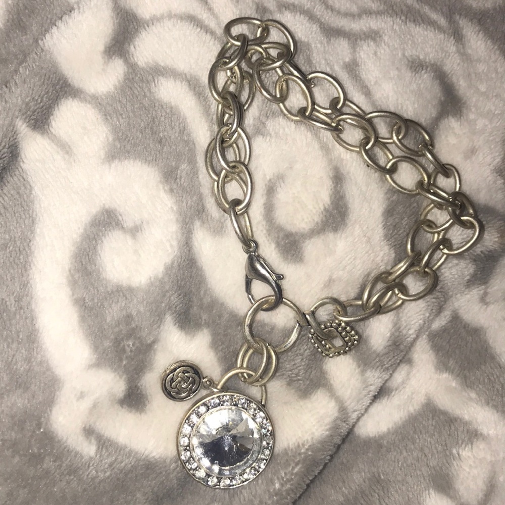 Fake diamond bracelet